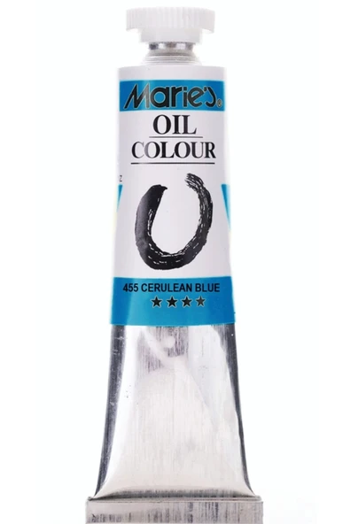 Marie's art Yağlı Boya 455 Cerulean Blue 12 Ml. Küçük Boy Tekli ürün görseli 1