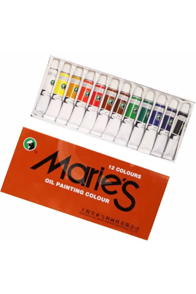 Marie's art Marie's Yağlı Boya E1381 12 Renk ürün görseli 1
