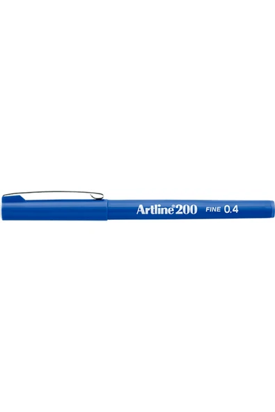 Artdeco lisans kırtasiye 200 Fineliner 0.4mm Keçe Uçlu Kalem Mavi ürün görseli 1