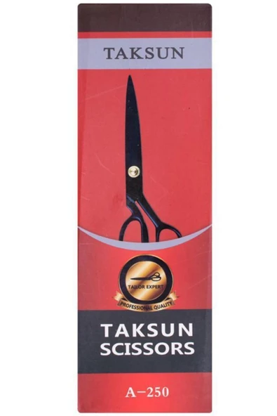 Golden Taksun Terzi Makası 10" (26cm) A-250 Siyah - Resim 2