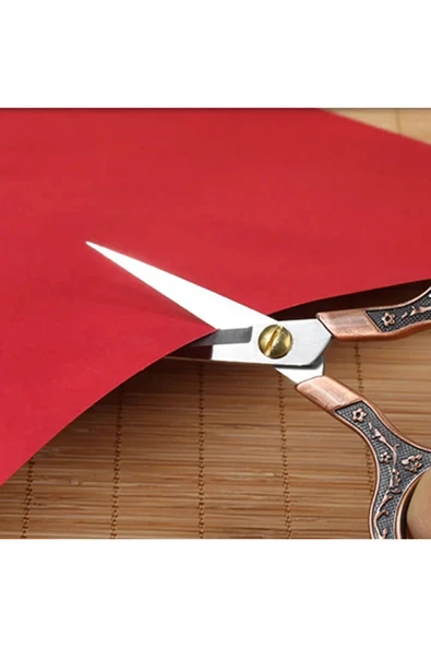 Choice Paslanmaz Çelik Makas Kumaş İplik Dikiş Makası Renkli El Sanatları Ev Nakışı Dikiş... - Resim 5