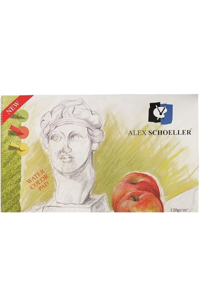 Ponart Alex Schoeller 120 Gr 35x50 Cm 15 Sayfa Spiralli Suluboya Defteri 12035 ürün görseli