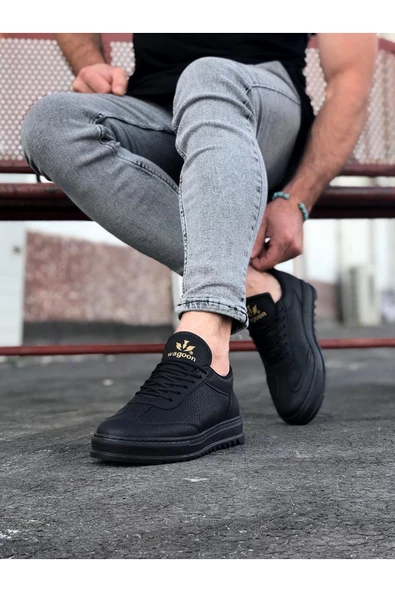 Wagoon WG022 Kömür Erkek Casual Ayakkabı - Resim 2