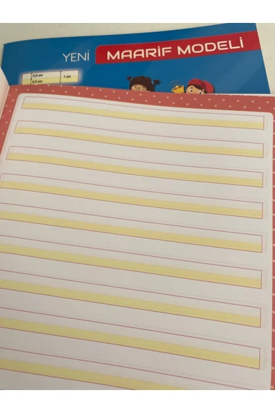 Mavi Boncuk Yeni Maarif Modeli Büyük Boy Güzel Yazı Defteri 2 Adet - Resim 4