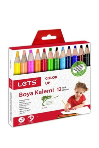 LET'S HAVE FUN 12 Renk Yarımboy Boya Kalemi L-4112 ürün görseli 1