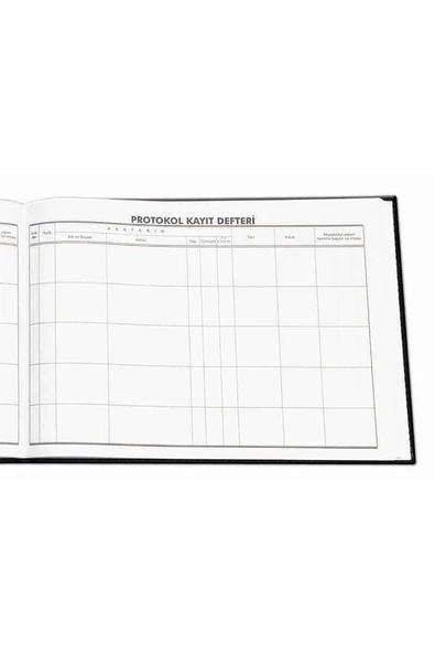 Kampüs Kırtasiyem Protokol Hasta Kayıt Defteri 400 Yaprak 23x32 Cm (800 SAYFA) - Resim 3