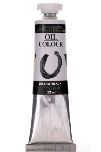 Marie's art Yağlı Boya 793 Black 12 Ml. Küçük Boy ürün görseli 1