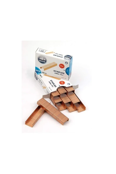 Delta 1551 Zımba Teli No:24/6 Sarı 10'lu Paket (3 Paket) ürün görseli