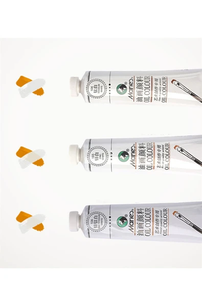 Marie's art Yağlı Boya 106 Zinc Titanyum White 12 Ml. Küçük Boy Tekli - Resim 3