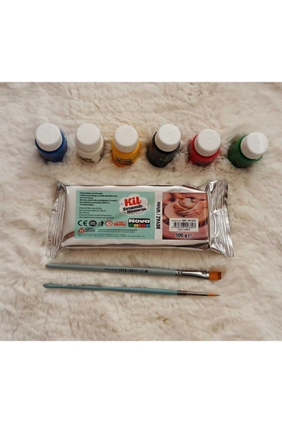 Nova Color Kil Seramik Hamuru Hobi Set - Resim 2