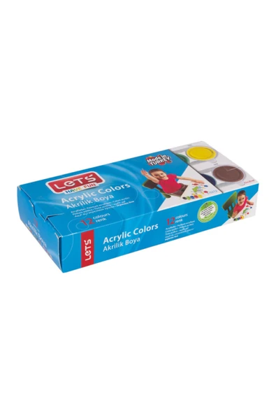 LET'S HAVE FUN Akrilik Boya 12 Renk 25ml L-5212 1195 ürün görseli 1