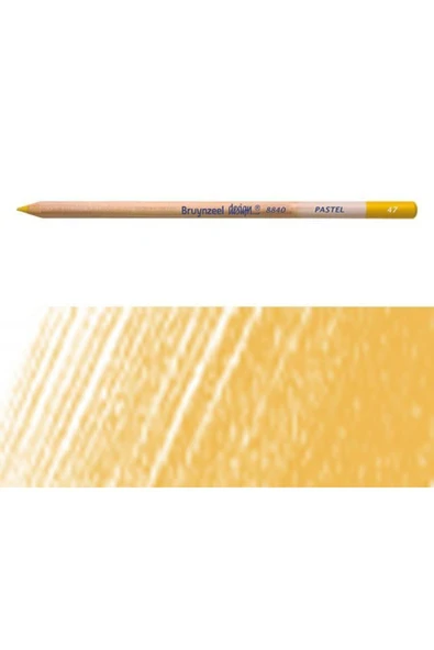 Holland bruynzeel Toz Pastel Boya Kalemi No: 47 Krom Sarı ürün görseli