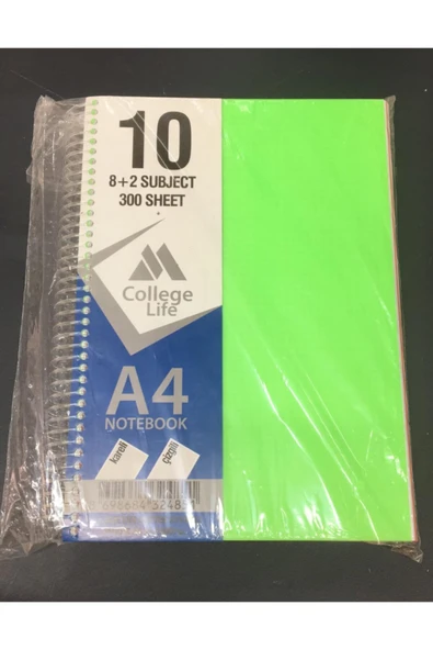 ALFA DEFTER College Lıfe 8+2 300 Yaprak Çoklu Defter ürün görseli 1