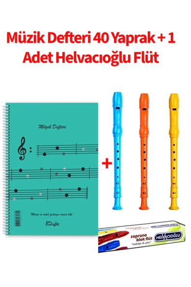 Kampus Kırtasiyem Müzik Defteri 40 Yaprak - Helvacıoğlu Flüt ürün görseli 1