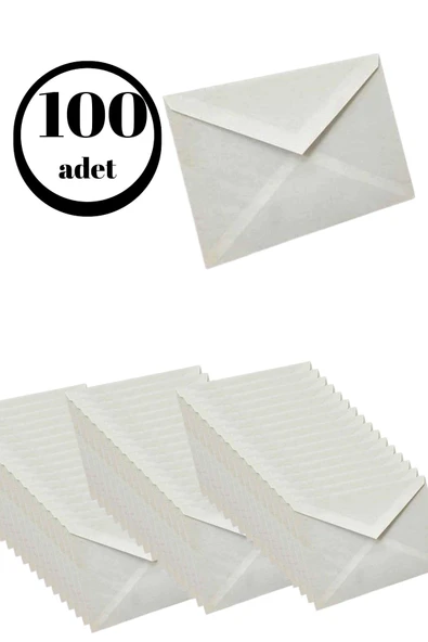 Kampus Kırtasiyem Kare Mektup Zarfı 11.4x16.2 Cm 70 Gram 100 Adet ürün görseli 1