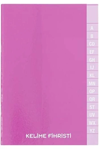 Lizy collection Kelime Fihristi A5 Boy Çizgili ürün görseli 1