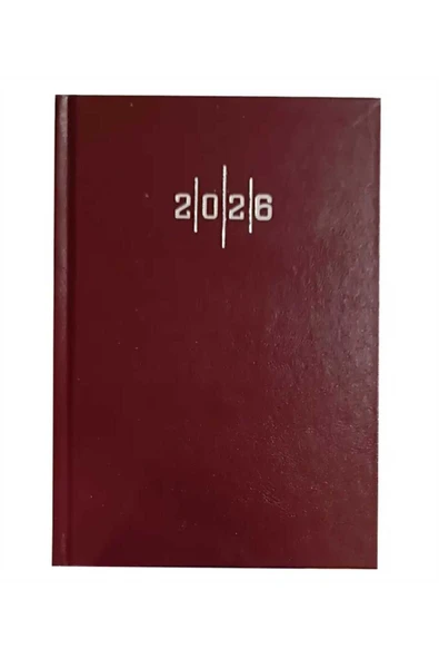 Sim Kırtasiye 2026 Suni Deri Ajanda Koyu Lacivert renk orta boy - Resim 7