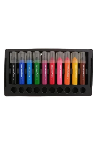 Eberhard Faber Mega Marker Kalın Keçeli Boya 10 Renk ürün görseli 1