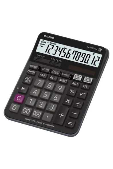 Casio CASİO HESAP MAKİNESİ MASAÜSTÜ 12 HANE CHECK CONTROL DJ-120D PLUS ürün görseli 1