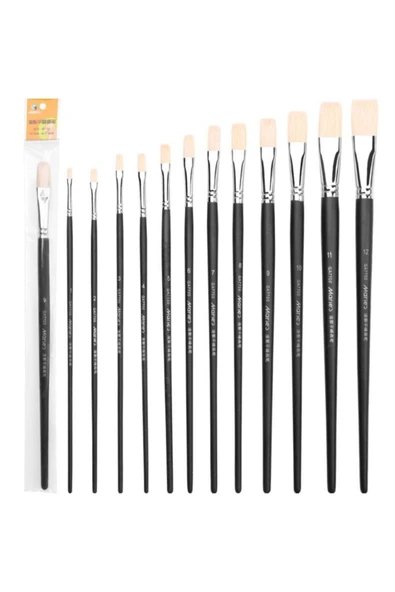 Marie's art Martol Yağlı Boya Fırçası No: 577/6 2 Adet Beyaz - Resim 2