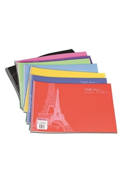 Tigra Tr-002 Plastik Kapak Resim Defteri 25x35 Cm 25 Yaprak 265500002502 ürün görseli 1