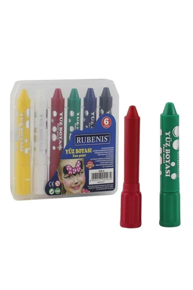 Rubenis Ryb-6 Çevirmeli Yüz Boyası 6 Renk ürün görseli 1