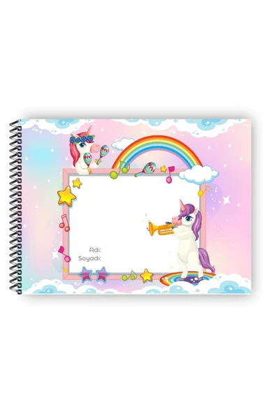 mediart Resim Defteri Küçük Boy Resim Defteri Resim Defteri 15 Yaprak Spiralli Resim Defteri Ölçü:17*25 ürün görseli 1