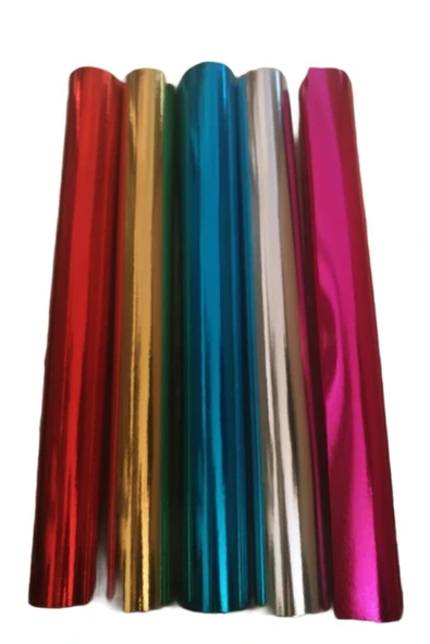 Kika Metalik Aynalı Fon Kartonu. 50x70 Ebat. 230 Gr. 5 Adet. Görseldeki 5 Ana Renk. ürün görseli 1