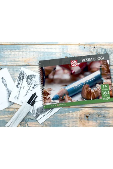 KESKİN COLOR 35 X 50 Spiralli Çizim Blok 15 Yaprak ürün görseli