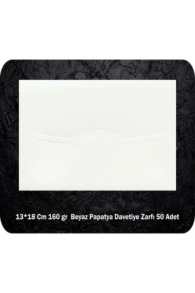 Yener Fotokopi Ile Baskıya Uygun 160 Gr.13*18 Cm Davetiye Zarfı Beyaz Lale 1. Kalite 50 Adet - Resim 4