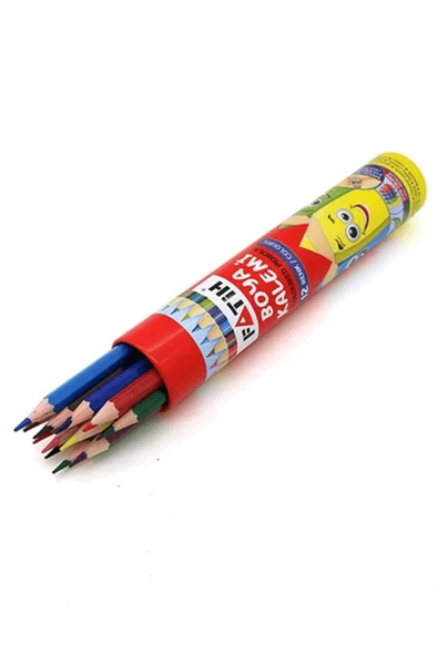 Fatih Kırtasiye kuru boya metal tüp 12 renk ürün görseli 1