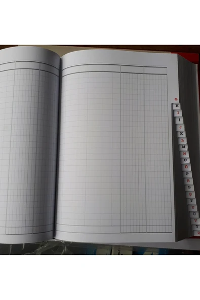 Bayındır Elma Baım Ticari Fihrist 20*28 Cm Her Harf Ayrı Bölümlü 16'şar Yp Toplam 448 Yp 70 gr Kağıt A4 Ebat Elma Basım - Resim 2