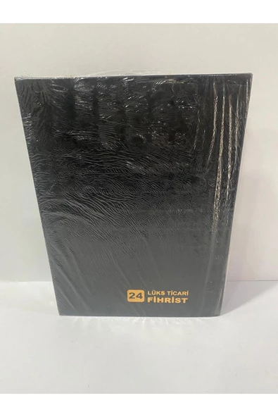 Gülpaş Kırtasiye 176 TİCARİ FİHRİST 20X28 (TERMO DERİ KAPAK) 24 LÜ ürün görseli