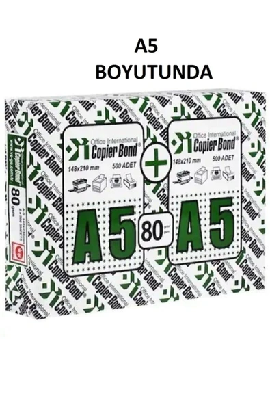 Copier bond A5 Fotokopi Kağıdı 1000 Adet ürün görseli 1