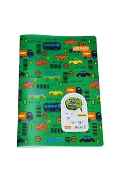 Mynote Text Up 100 Yaprak A4 Çizgili Defter / Karışık Renk ürün görseli 1