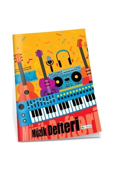 ÇINAR DEFTER Çınar 22000 Büyük Müzik Defteri - 20 Yaprak Karton Kapak ürün görseli 1