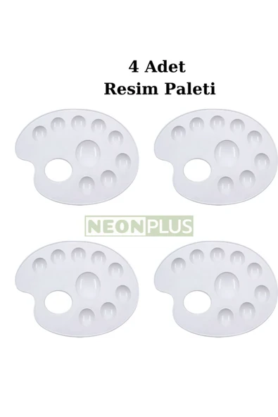 NEON PLUS Resim Paleti 4 Adet, Boya malzemeleri ürün görseli