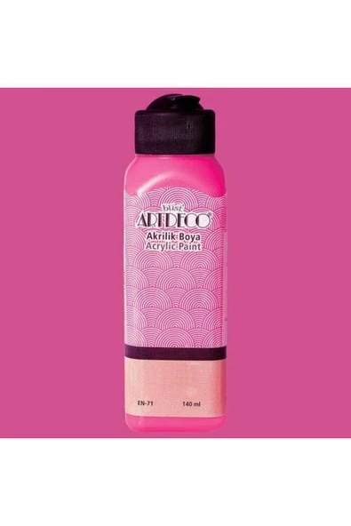 Artdeco lisans kırtasiye Akrilik Boya 140ml Neon Pembe 930 ürün görseli 1