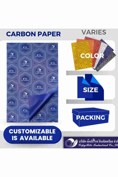 3A Karbon Kağıdı Çok Kullanımlı 21x33cm Siyah 50'li Paket - Resim 3