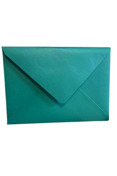 Kampüs Kırtasiyem 50 Adet Davetiye Hediye Özel Günler Kartpostal Mektup Zarfı (13X18 CM) - Yeşil Renk ürün görseli 1