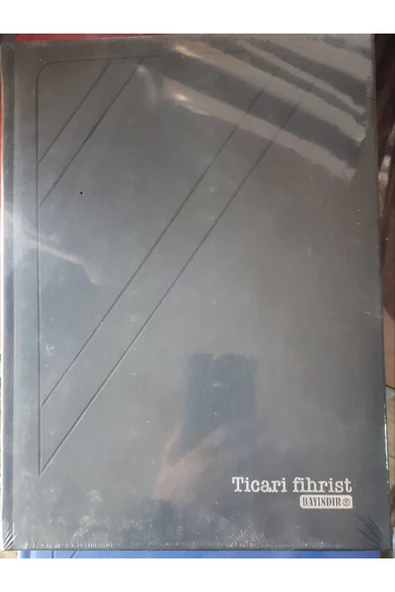 Bayındır Elma Baım Ticari Fihrist 20*28 Cm Her Harf Ayrı Bölümlü 16'şar Yp Toplam 448 Yp 70 gr Kağıt A4 Ebat Elma Basım ürün görseli 1