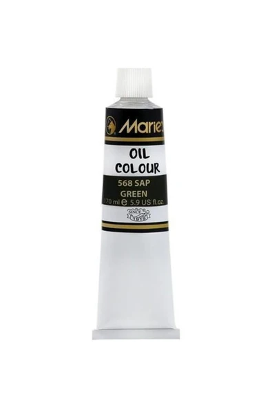Marie's art Yağlı Boya 170 ml Sap Yeşil (SAP YEŞİLİ) 568 (E1385) Mrmar0092 ürün görseli 1