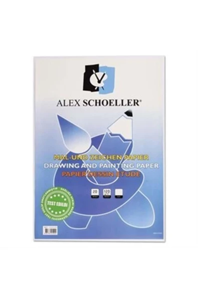 Alex Schoeller Resim Kağıdı 25x35 Cm. 120 Gr. 20 Adet (0,21 KG) ürün görseli 1