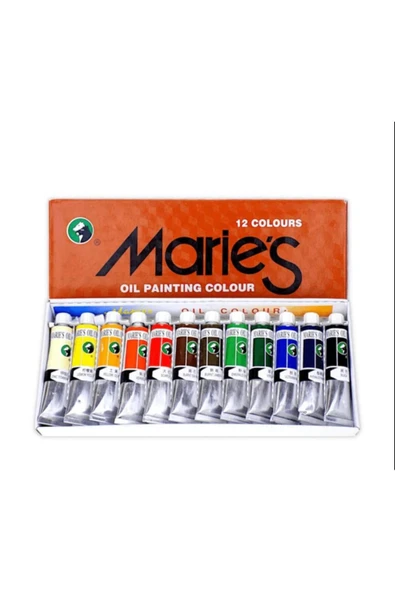 Monami Yağlı Boya Set - 12 Renk 5680390 - Resim 6