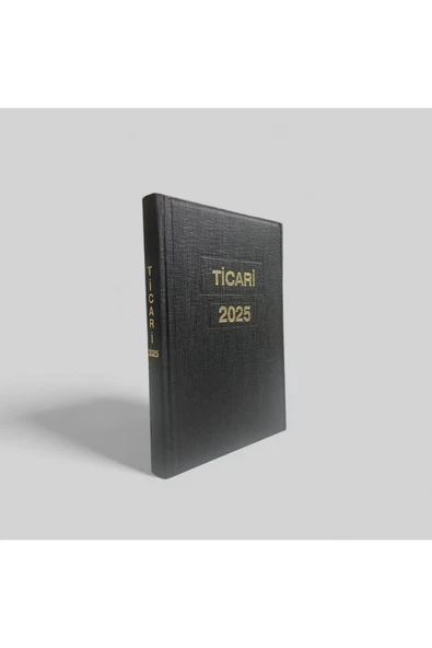 Kampus Kırtasiyem 17x24 Ticari Kasa Ajandası 2025 Yılı Günlük Ajanda ürün görseli 1