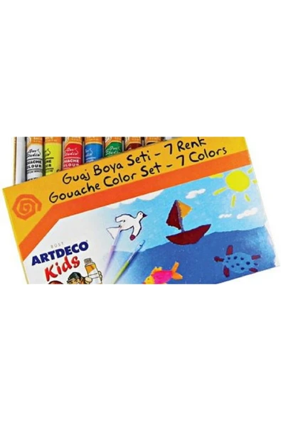 Artdeco lisans kırtasiye Guaj Boya Seti 7*6ml ürün görseli 1