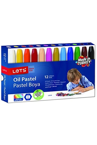 LET'S HAVE FUN Lets Pastel Boya 12 Renk ürün görseli 1