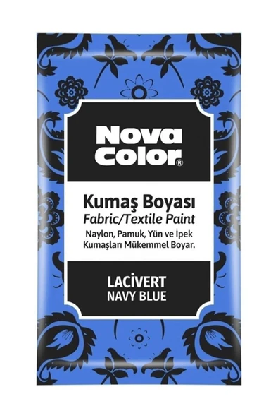 Nova Color Toz Kumaş Boyası 12 gr - Lacivert - 1 Adet ürün görseli 1