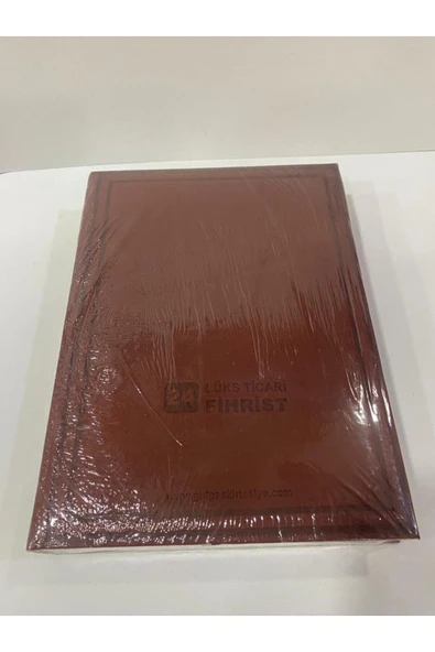 Gülpaş Kırtasiye 176 TİCARİ FİHRİST 20X28 (TERMO DERİ KAPAK) 24 LÜ ürün görseli