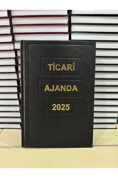 Kampus Kırtasiyem Ticari Ajanda Kasa Ajandası 2025 Tarihli 17*25 ürün görseli 1